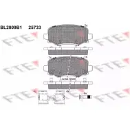 Тормозные колодки дисковые, комплект FTE 22304 606007 2217 0 BL2809B1