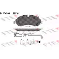 Тормозные колодки дисковые, комплект FTE D1774-9004 BL2847A1 2203 4 606048