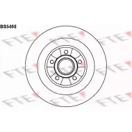 Тормозной диск FTE Renault Espace (JK0) 4 Минивэн 3.5 V6 (JK00. JK0F. JK0P. JK0S. JK0W) 241 л.с. 2002 – 2025 HV1T0D BS5468 7H 2IZP