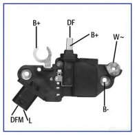 Щетки генератора, с регулятором HITACHI SY2GHW2 Opel Zafira (A) 1 1999 – 2005 13 0595 130595