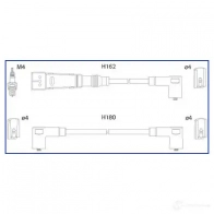 Высоковольтные провода зажигания, комплект HITACHI ZX8AXDI Volkswagen Golf 3 (1H5) Универсал 1.4 60 л.с. 1993 – 1999 134707 13470 7