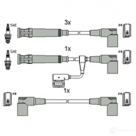 Высоковольтные провода зажигания, комплект HITACHI 134805 3081568 MP 767