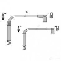 Высоковольтные провода зажигания, комплект HITACHI 1 34964 Ford Fiesta 5 (CBK, JH, JD) Хэтчбек 1.3 60 л.с. 2001 – 2008 YAOSY9G 134964