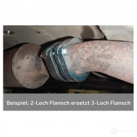 Фланец выхлопной трубы HJS 1437456437 YM7D GC 82007075 - Изображение 4