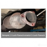 Фланец выхлопной трубы HJS 1437456437 YM7D GC 82007075 - Изображение 5