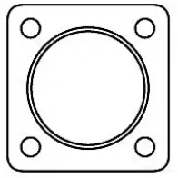 Прокладка трубы глушителя HJS 4012588120687 VR5 DH Fiat Tempra (159) 2 Универсал 1.6 i.e. (159.AE) 78 л.с. 1990 – 1996 83323083