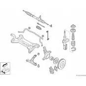 Рулевое управление HERTH+BUSS XTXSED YOK FZM Mitsubishi Outlander 2 (CW) Кроссовер 2.0 DI D 140 л.с. 2007 – 2012 N03260-VA
