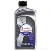 Трансмиссионное масло в мкпп, редуктор минеральное 214082 TOTAL SAE 75W-80 API GL-4+, 1 л TOTAL 1439756144 7I84 OIC 214082