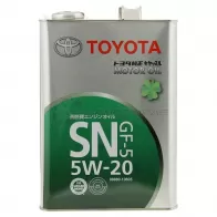 Моторное масло синтетическое SN 5W-20, 4 л TOYOTA/LEXUS 0888010605 F7E 3B 1436794464