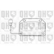 Тормозные колодки, дисковые, комплект QUINTON HAZELL PTTFME 2057 3 650565 BP152