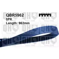 Приводной ремень, поликлиновой QUINTON HAZELL S4QR1 QBR5962 Mitsubishi Lancer 9 (CS) 2001 – 2007 YNPO3 O
