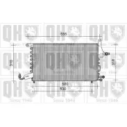 Радиатор кондиционера QUINTON HAZELL 3UTX Y Seat Toledo (1L) 1 1991 – 1998 YZJ12W QCN128