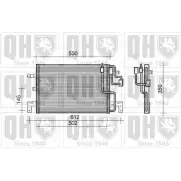 Радиатор кондиционера QUINTON HAZELL QCN171 YWE RS 7OFBN0 664259