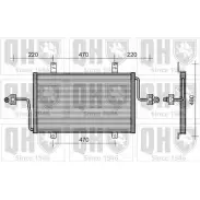 Радиатор кондиционера QUINTON HAZELL M5TLPBF YNFP Y5J QCN181 Opel Movano (A) 1 Самосвал 2.5 D (ED) 80 л.с. 1999 – 2000