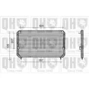 Радиатор кондиционера QUINTON HAZELL GKIM 4 0E5ON Toyota Carina (T190) 2 Хэтчбек 1.8 GL 125 л.с. 1994 – 1997 QCN183