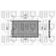 Радиатор кондиционера QUINTON HAZELL J MHPG QCN198 VJWL7 664278