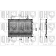 Радиатор кондиционера QUINTON HAZELL B0 XCE 664290 HVGGN4 QCN208