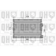 Радиатор кондиционера QUINTON HAZELL SKUKL 7L 81Y QCN224 Chrysler PT Cruiser 1 (PT) Универсал 2.0 141 л.с. 2000 – 2004
