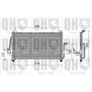 Радиатор кондиционера QUINTON HAZELL QCN236 4LLLF6S 664321 VT7O C5