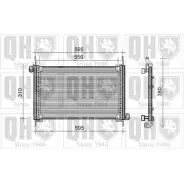 Радиатор кондиционера QUINTON HAZELL QCN249 RGXUP6 Q DG40 Fiat Brava (182) 1 Хэтчбек 1.6 16V (182.BB) 103 л.с. 1996 – 2001