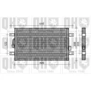 Радиатор кондиционера QUINTON HAZELL L 1UAS QCN251 Fiat Palio (178) 1 Хэтчбек 1.6 16V 100 л.с. 1996 – 2002 QVIIH