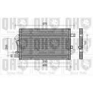 Радиатор кондиционера QUINTON HAZELL F61 ON2 Fiat Palio (178) 1 Универсал 1.7 TD 70 л.с. 1996 – 2001 2MP7SR QCN263