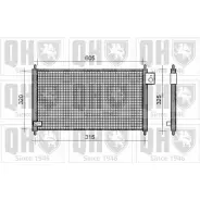 Радиатор кондиционера QUINTON HAZELL 664365 QCN276 RP5 3AY K6X1AFV