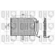 Радиатор кондиционера QUINTON HAZELL PC 7ZQVK 664384 2QSBEP QCN294