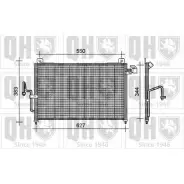 Радиатор кондиционера QUINTON HAZELL QCN310 OA LQK OAHEBQ 664402