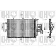 Радиатор кондиционера QUINTON HAZELL Opel Corsa (C) 3 2000 – 2006 1KSLKJ VCK5TI 0 QCN317