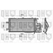 Радиатор кондиционера QUINTON HAZELL 5F G3BXH QCN318 Opel Corsa (C) 3 Хэтчбек 1.7 DTI (F08. F68) 75 л.с. 2000 – 2009 XAFPE