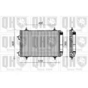 Радиатор кондиционера QUINTON HAZELL Q9M868 CAI0 MW 664416 QCN323