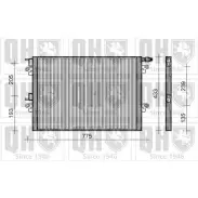 Радиатор кондиционера QUINTON HAZELL Z9XAC W 664425 N046CZ8 QCN332