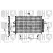 Радиатор кондиционера QUINTON HAZELL QCN348 Toyota 34 2TH5 1IR06
