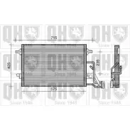 Радиатор кондиционера QUINTON HAZELL NW TFYRK QCN358 Volkswagen Passat (B5) 3 Седан 2.0 TDI 136 л.с. 2003 – 2005 HYNV5