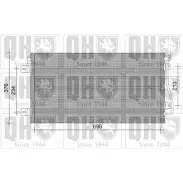 Радиатор кондиционера QUINTON HAZELL 1LRE 7 OTR5NEM QCN376 664471
