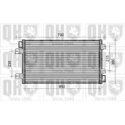 Радиатор кондиционера QUINTON HAZELL QCN378 21 7EN AAQ1CKO Opel Movano (A) 1 Самосвал 2.5 DTI (ED) 99 л.с. 2003 – 2024