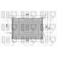 Радиатор кондиционера QUINTON HAZELL TQ4VDJ 55 ZER QCN380 664476
