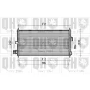 Радиатор кондиционера QUINTON HAZELL Nissan Primera (P12) 3 Седан 1.6 109 л.с. 2002 – 2006 QCN397 BVP RR5Z TU5H8