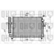 Радиатор кондиционера QUINTON HAZELL QCN431 SR BWTKG 32RAG41 Kia Rio 2 (JB) 2005 – 2011