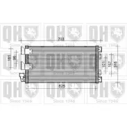 Радиатор кондиционера QUINTON HAZELL 664540 NSR PJW0 PF2FG6M QCN439