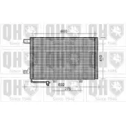 Радиатор кондиционера QUINTON HAZELL QCN442 5PNSB8 664543 14ZX1 ZO