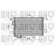 Радиатор кондиционера QUINTON HAZELL H9ZOI6 QCN444 Mercedes CLC-Class (CL203) 1 Купе 1.8 C 220 163 л.с. 2002 – 2008 RZI F8YU