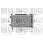 Радиатор кондиционера QUINTON HAZELL RBS 0J QCN460 TYY2Y 664562