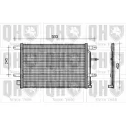 Радиатор кондиционера QUINTON HAZELL E USEOK Audi A4 (B7) 3 Седан 2.0 Tfsi Quattro 200 л.с. 2004 – 2008 QCN474 MGFMUZ
