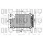 Радиатор кондиционера QUINTON HAZELL QCN477 B0TZ2 3 A3WS033 Toyota