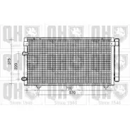 Радиатор кондиционера QUINTON HAZELL 2RS8F 9 W3PJMU Toyota Ipsum (M20) 2 Минивэн 2.0 (ACM20) 150 л.с. 2001 – 2009 QCN482