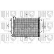 Радиатор кондиционера QUINTON HAZELL EI33FP QCN486 Volkswagen Passat (B6) 4 Седан 1.4 TSI 122 л.с. 2007 – 2010 A K9PWL1