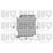 Радиатор кондиционера QUINTON HAZELL QCN518 1SWC8 R 8630MS1 664623