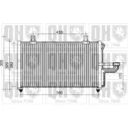 Радиатор кондиционера QUINTON HAZELL KNX78G 664636 2TS1 OO QCN530